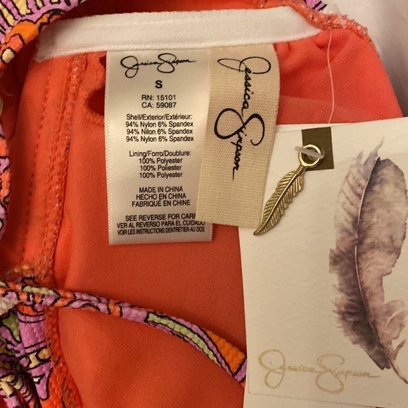 FLOWER Child O-Ring Cutout One-Piece Swimsuit Size Small - Picture 5 of 9